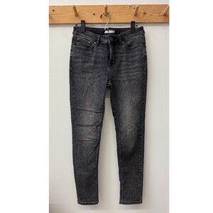 Lauren Conrad Black Wash Skinny Jeans 10
